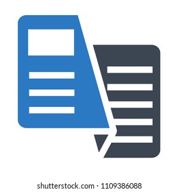 document vector icon