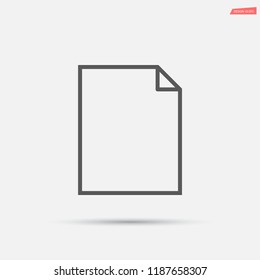 Document vector icon