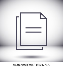 Document vector icon