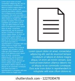 Document vector icon