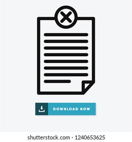 Document vector icon