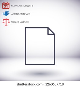 Document vector icon