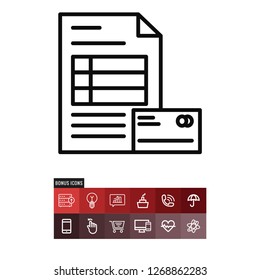 Document vector icon