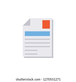Document Vector Icon