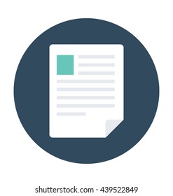 Document Vector Icon