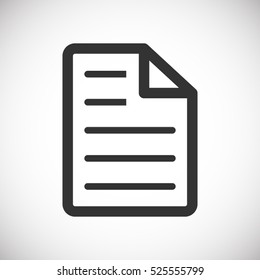 document vector icon