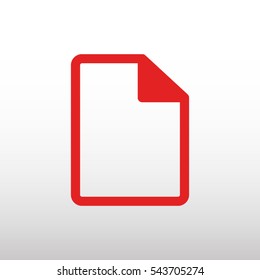 document vector icon
