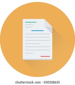 Document Vector Icon