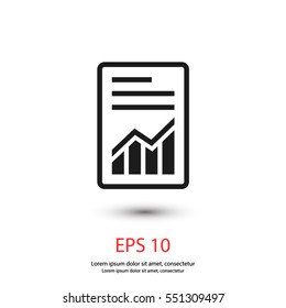 document vector icon