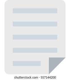 Document Vector Icon