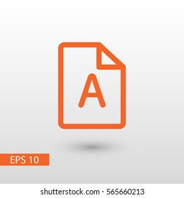 document vector icon