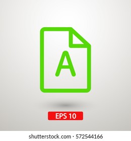 document vector icon