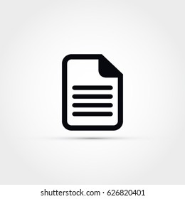 Document vector icon