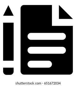 Document Vector Icon