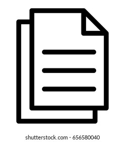 Document Vector Icon