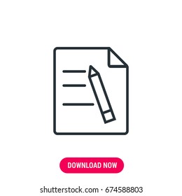 Document vector icon 