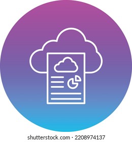 Document vector icon. Can be used for printing, mobile and web applications.