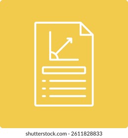 Document vector icon. Can be used for printing, mobile and web applications.