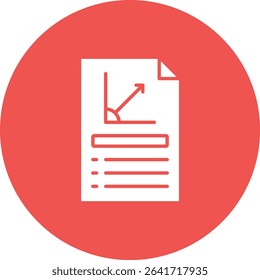 Document vector icon. Can be used for printing, mobile and web applications.