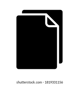 Document vector icon. file icon. Illustration isolated for graphic and web design. vector illustration