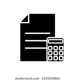 Document vector icon. File illustration sign. paper symbol. accounting logo.