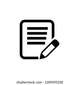 Document vector icon. Illustration isolated for graphic and web design. EPS 10, Premium