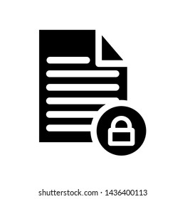 Document vector icon. Illustration isolated for graphic and web design.