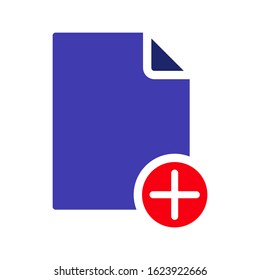 Document vector icon. Illustration isolated for graphic and web design.