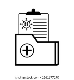 Document vector icon. Illustration isolated for graphic and web design.
