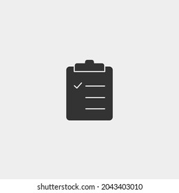 Signo de ilustración de icono de vector de documento