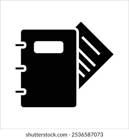 document vector icon line template