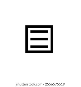Document vector icon logo in pixel style