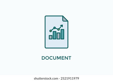 Document Vector Icon Or Logo Sign Symbol Illustration
