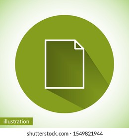 Document vector icon. lorem ipsum Flat Design JPG