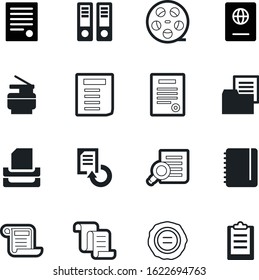document vector icon set such as: cinema, glass, clipboard, international, start, empty, id, find, message, pages, reload, travel, workplace, citizenship, grunge, checkmark, notepad, mirror