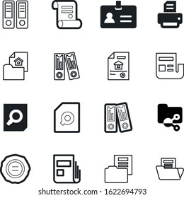 document vector icon set such as: server, pin, rounded, seal, identity, printer, visual, multiple, ink, card, diploma, vintage, magnifier, red, conclusion, certificate, roll, internet, label, image