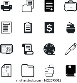 document vector icon set such as: abstract, android, briefcase, lock, motion, green, logistic, documentary, cover, bank, list, image, credit, message, house, bag, tax, media, finance, camera, tool, a