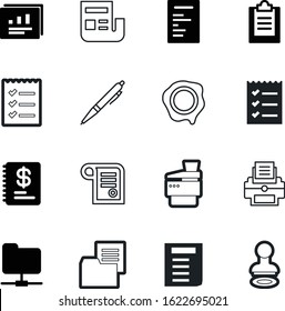 document vector icon set such as: art, papers, shop, security, photocopier, handle, frame, smart, hand, logistic, rounded, press, delivery, set, photocopy, contracts, contract, legal, circle, cargo