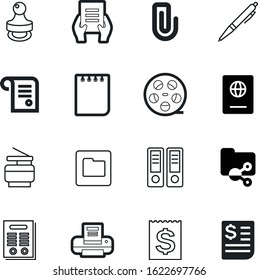 document vector icon set such as: identification, tourism, writing, journey, passport, hold, cinematography, pen, laser, job, cinema, binders, rubber, quality, arch, pin, citizenship, a, device, open
