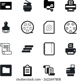 document vector icon set such as: folders, directory, notepad, tray, envelope, shared, share, mail, mark, stamper, organizer, pin, board, workplace, stamp, a, internet, list, magnifier, open, job
