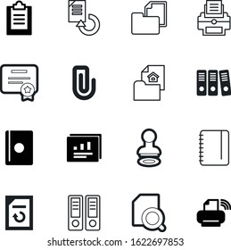 document vector icon set such as: mark, add, wireless, chart, financial, magnifier, stamper, button, pad, papers, achievement, board, rounded, search, metal, school, frame, authority, attachment