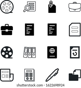 document vector icon set such as: pen, clip, book, print, shop, airport, journey, lens, ink, interface, searching, lock, global, rounded, travel, digital, pass, swap, magnifying, immigration, ring