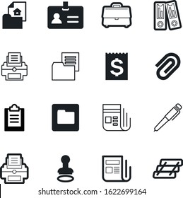 document vector icon set such as: shadow, building, contract, invoice, suit, personal, account, control, papers, mobile, icons, approval, mark, pay, archive, visual, quality, certified, rounded