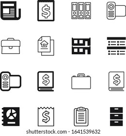 document vector icon set such as: growth, text, restaurant, market, budget, research, tax, infographics, modular, tower, news, organization, analysis, town, press, exam, apps, digital, release