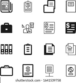 document vector icon set such as: journey, organization, shopping, architecture, accounting, tax, identity, daily, newspaper, book, construction, row, shop, news, shadow, manager, open, notepad