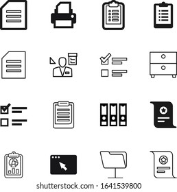 document vector icon set such as: analysis, network, architector, creative, architecture, pile, shadow, print, technology, shape, label, businessman, corporate, art, structure, architect, folders