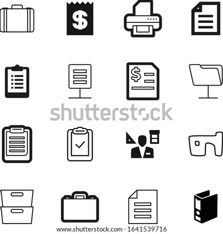 document vector icon set such as: open, organize, message, blank, businessman, account, printout, multiple, amount, 3d, drawer, management, abstract, estate, building, slum, invoice, user, success