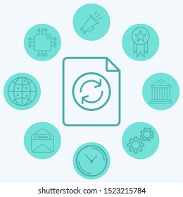 Document vector icon sign symbol