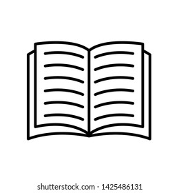 Document vector , icon template book silhoette illustration , emblem isolated simple vector for company icons