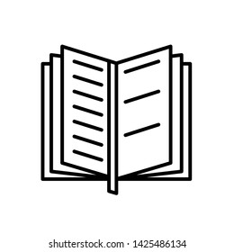 Document vector , icon template book silhoette illustration , emblem isolated simple vector for company icons